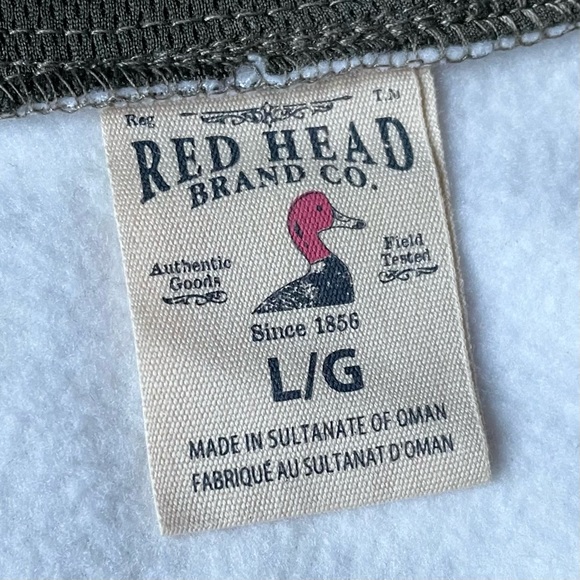 Red Head Brand Co. Camo Zip Up Hoodie Mossy Oak L EUC - Picture 3 of 13